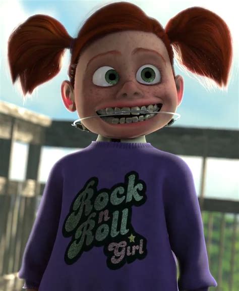 girl with braces from finding nemo